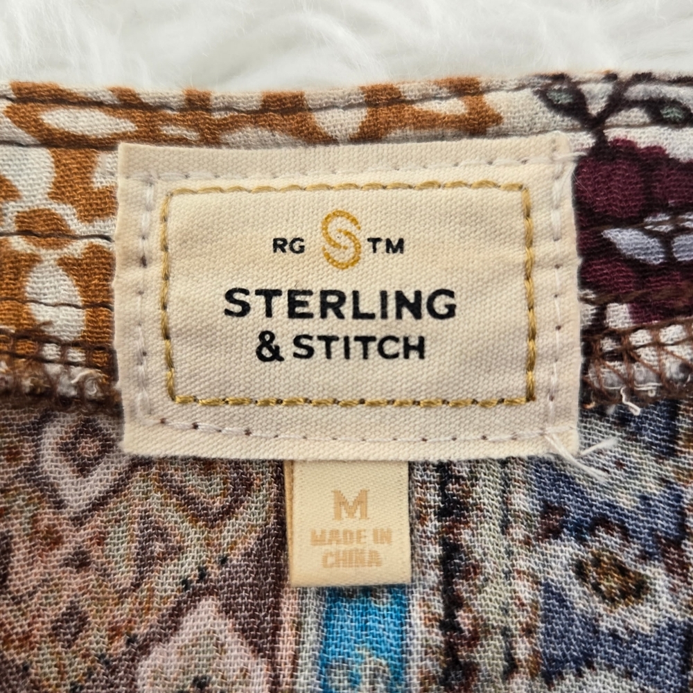 Buckle Sterling & Stitch Southwestern Bohemian Kimono. Multicolor. Size Medium. - Picture 11 of 11